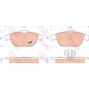 накладки TRW GDB1738