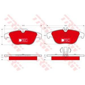 накладки TRW GDB1738DTE 