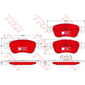 накладки TRW GDB1789DTE 