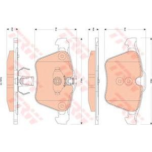 накладки TRW GDB1835 