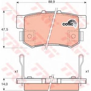накладки TRW GDB3175