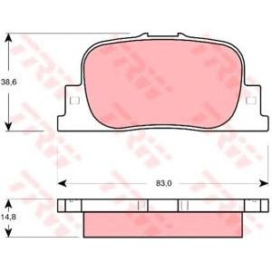 накладки TRW GDB3278