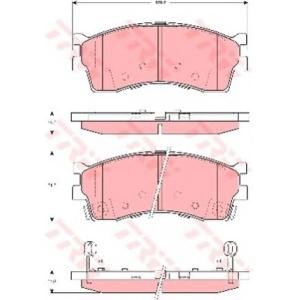 накладки TRW GDB3285