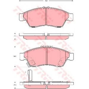накладки TRW GDB3290