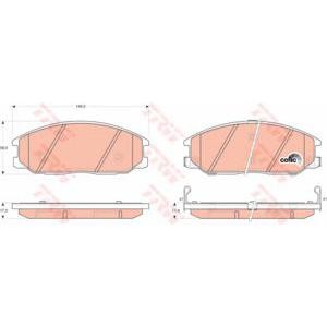 накладки TRW GDB3297