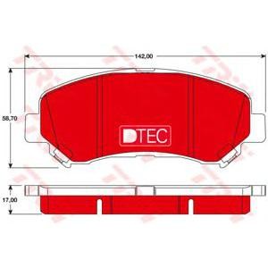 накладки TRW GDB3467DTE 