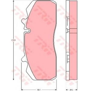 накладки TRW GDB5083