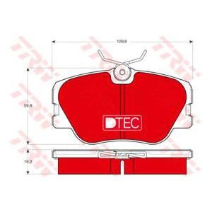 накладки TRW GDB818DTE 