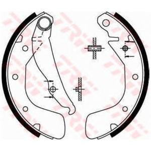 комплект спирачни челюсти TRW GS8543 