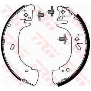 комплект спирачни челюсти TRW GS8630 
