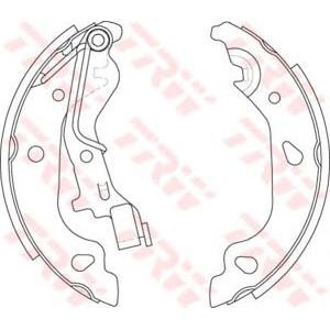 комплект спирачни челюсти TRW GS8687