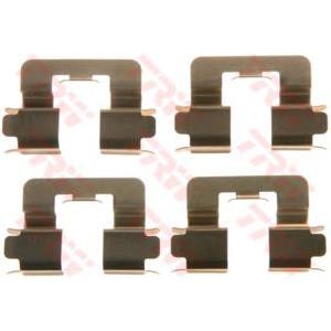 комплект принадлежности, дискови накладки TRW PFK581 