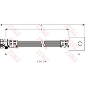 спирачен маркуч TRW PHA325 