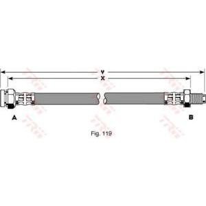 спирачен маркуч TRW PHB300 