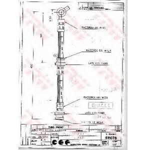 спирачен маркуч TRW PHD1035 