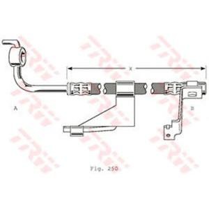 спирачен маркуч TRW PHD363 