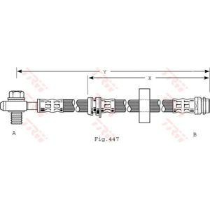 спирачен маркуч TRW PHD489
