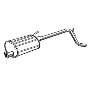 задно гърне WALKER 22008