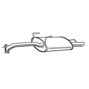 задно гърне WALKER 22318 
