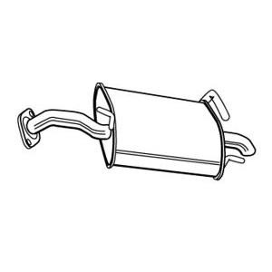 задно гърне WALKER 22392 