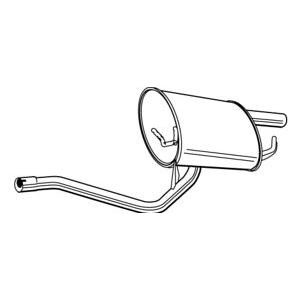 задно гърне WALKER 22488 