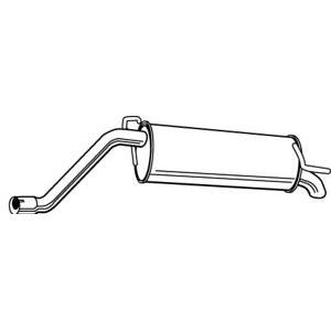 задно гърне WALKER 23251
