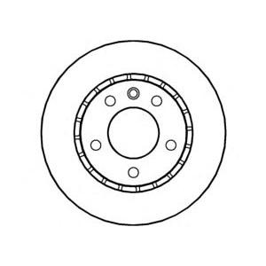спирачен диск NATIONAL NBD057