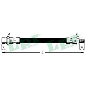 спирачен маркуч LPR 6T46688 