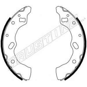 комплект спирачни челюсти TRUSTING 049.145