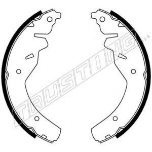 комплект спирачни челюсти TRUSTING 049.149