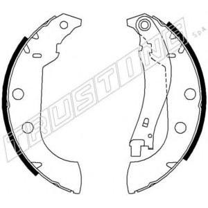 комплект спирачни челюсти TRUSTING 079.190