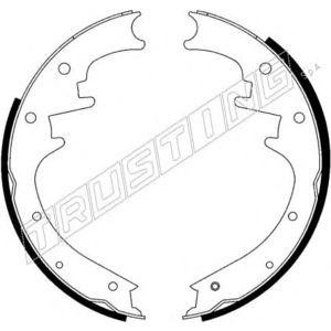 комплект спирачни челюсти TRUSTING 088.224 