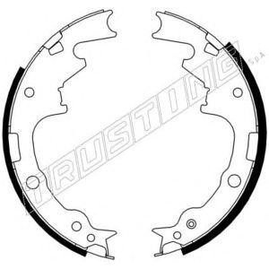 комплект спирачни челюсти TRUSTING 088.232 