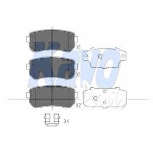 накладки KAVO PARTS KBP-4007 
