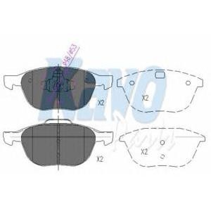 накладки KAVO PARTS KBP-4513 