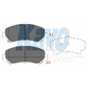 накладки KAVO PARTS KBP-6519 