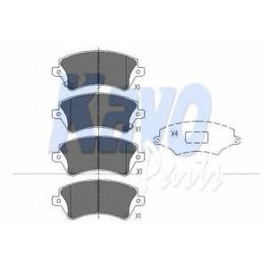 накладки KAVO PARTS KBP-9012 