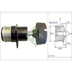 ролка алтернатор INA 535 0157 10 