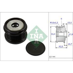 ролка алтернатор INA 535 0237 10