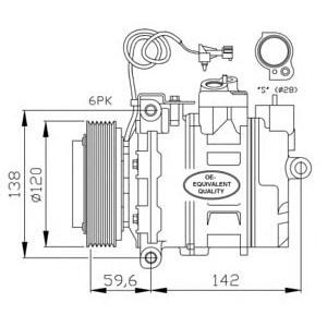 компресор за климатик NRF 32377