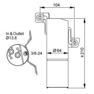 изсушител за климатик NRF 33303 