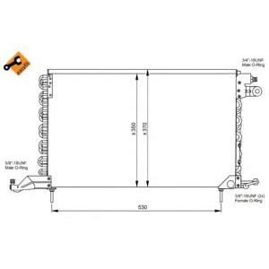 радиатор за климатик NRF 35027