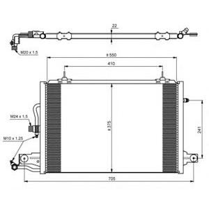 радиатор за климатик NRF 35031 