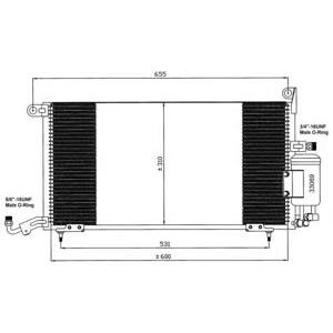 радиатор за климатик NRF 35035
