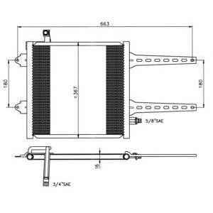 радиатор за климатик NRF 35049 