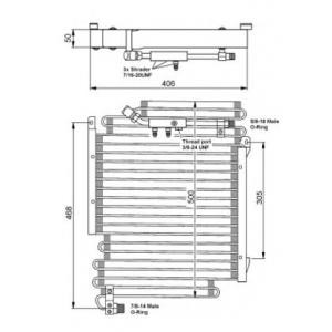 радиатор за климатик NRF 35056