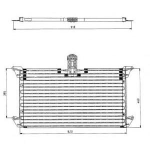 радиатор за климатик NRF 35061 
