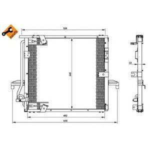 радиатор за климатик NRF 35133