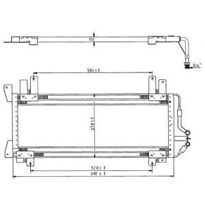 радиатор за климатик NRF 35136 