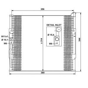 радиатор за климатик NRF 35146 